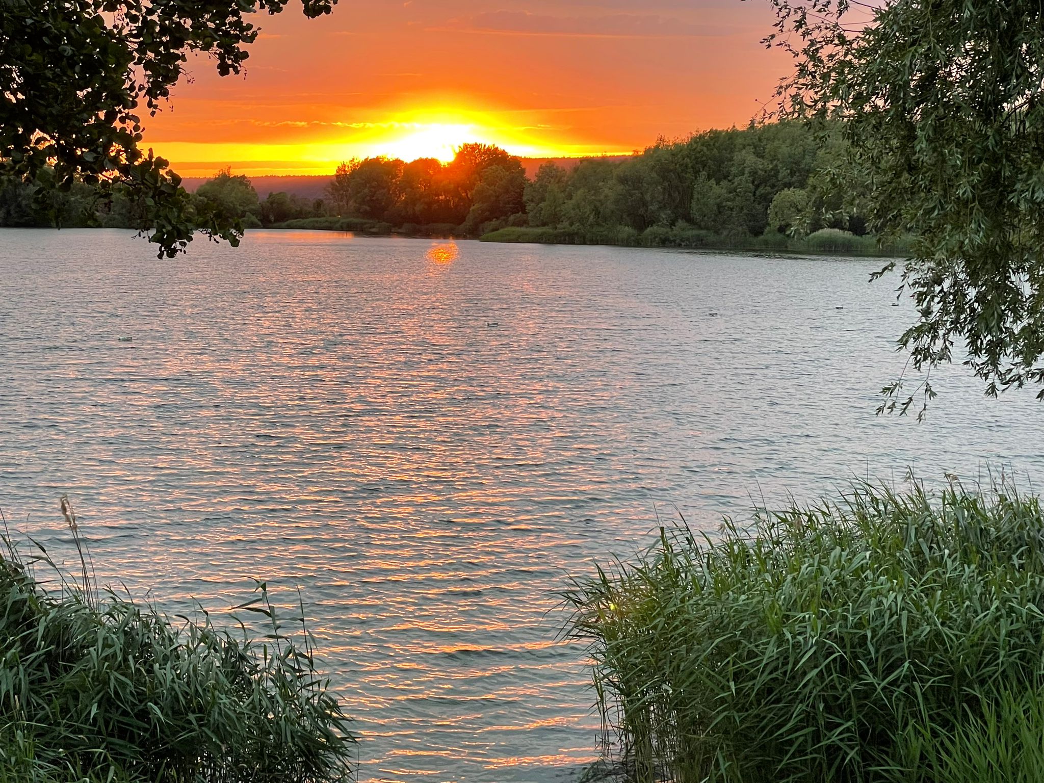 Sonnenuntergang am See